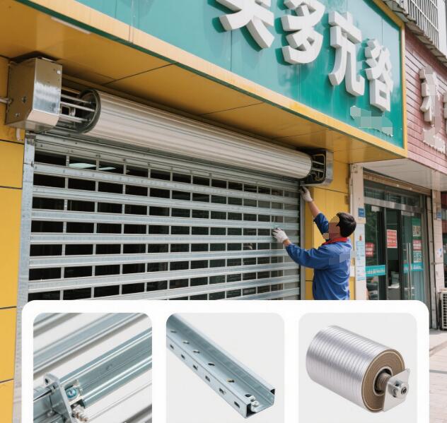 鍍鋅防盜卷閘門 鍍鋅防盜卷閘門